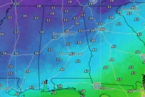 秋季最冷的空气将于下周抵达阿拉巴马州 