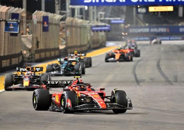 Ferrari's Sainz wins in Singapore Grand Prix, ending Red Bull's Formula One run