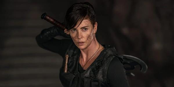 Charlize Theron in the Netflix action film The Old Guard.